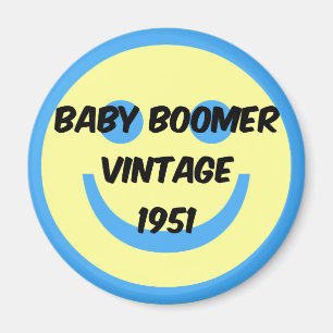 baby-boomer 1951 magneet