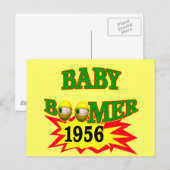 baby Boomer 1956 Briefkaart (Voorkant / Achterkant)
