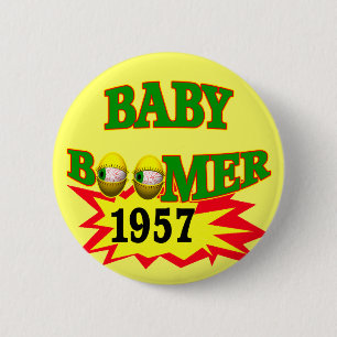 baby Boomer 1957 Ronde Button 5,7 Cm