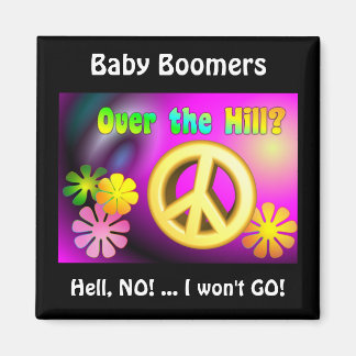 Baby Boomer Magnet - Psychodelic Magneet