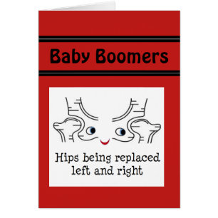 Baby boomers - hanches étant remplacées à gauch