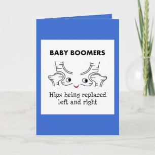 Baby Boomers - Hips die links en rechts worden ver Kaart