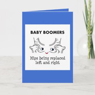 Baby Boomers - Hips die links en rechts worden ver Kaart