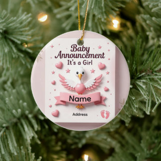 baby born keramisch ornament
