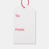 Baby Boston Bull Christmas Cadeaulabel (Achterkant)