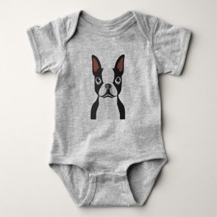 Baby Boston Terrier Jersey Bodysuit