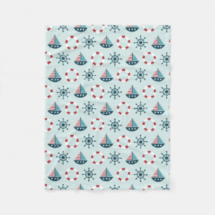 Baby boten fleece deken