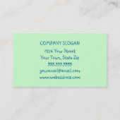 Baby Boutique Cartes de visite Customisés (Dos)