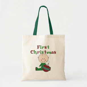 Baby Boy 1e Kerstmis Tshirts en geschenken Tote Bag