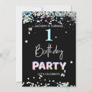 *~* BABY BOY 1st 1st BALLOON Birthday Kaart