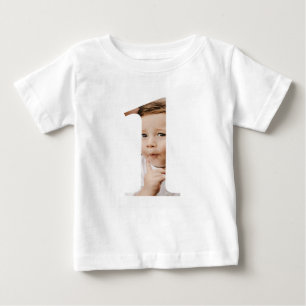 Baby Boy 1st Birthday Custom Photo T-Shirt