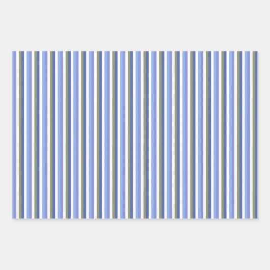 Baby Boy 3rd Birthday Blue Scrapbooking Wrapping P Inpakpapier Vel (Voorkant 3)