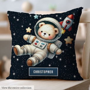 Baby Boy Astronaut Teddy Bear Kussen Kwekerij Acce