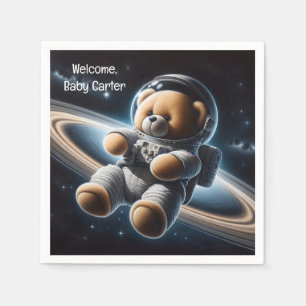 Baby Boy Astronaut Teddy Bear Servet