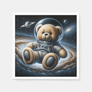 Baby Boy Astronaut Teddy Bear Servet