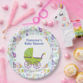 Baby Boy Baby shower 9-inch Bord (Feest)