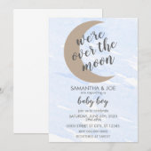 BABY BOY BABY SHOWER INVITATION KAART (Voorkant / Achterkant)