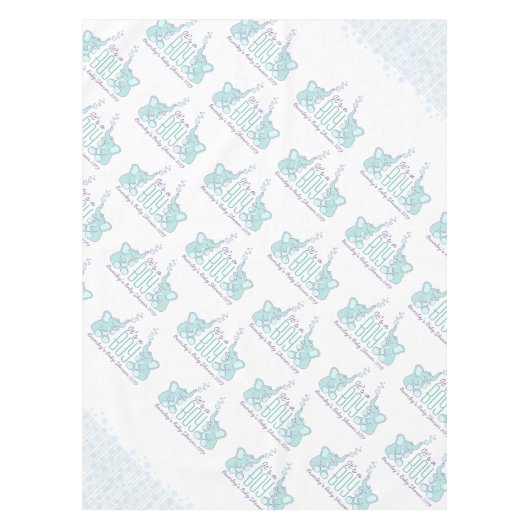 Baby boy baby shower nappe d'éléphant (Devant)