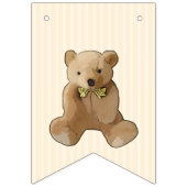 Baby Boy Baby Teddy Bear Party Banner (Derde vlag)