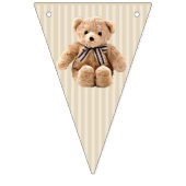 Baby Boy Baby Teddy Bear Party Banner (Derde vlag)