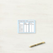 Baby Boy - Baby Tracker Post-it Nota's Post-it® Notes (Op bureau)