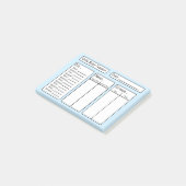 Baby Boy - Baby Tracker Post-it Notes (Incliné)