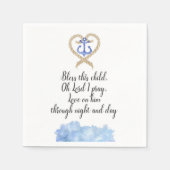 Baby Boy Baptisme Servetten (Voorkant)