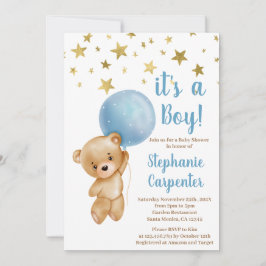 Baby Boy Beer Baby shower Uitnodiging