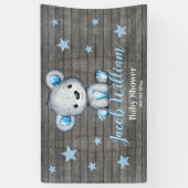 Baby Boy Beer Banner Sign Rustige Backdrop Shower (Verticaal)