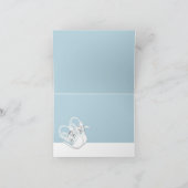 Baby Boy Blue Baby Chaussures Merci Cartes (Intérieur)