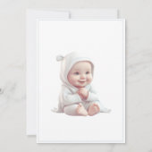 Baby Boy Blue Baby shower Invitation (Dos)