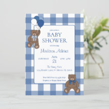 Baby Boy Blue Beerlijk Teddyberen Baby Borrel