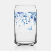 Baby Boy Blue Floral Drop Spécial Maman-to-be (Verso)