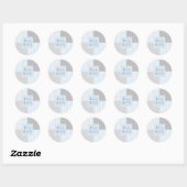 Baby Boy Blue Moderne Sticker (Vel)