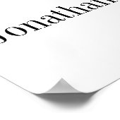 Baby Boy Blue Welcome Hospital Poster de porte (Coin)