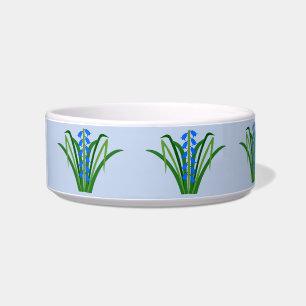 Baby Boy Bluebell Bloemen Lentepatroon Voerbakje
