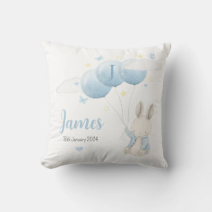 Baby Boy Bunny Kussen, Kinderkamer Decor Voor Baby Kussen