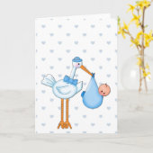 Baby Boy Card Kaart (Gele Bloem)
