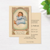 Baby Boy Catholic Funeral Memorial Holy Card - (Bureau)