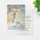 Baby Boy Catholic Funeral Memorial Holy Card - (Bureau)