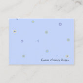 Baby Boy Celebration Registry Kaarten (Achterkant)