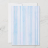 Baby Boy classique 1er anniversaire Invitation de  (Dos)