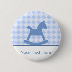 Baby Boy Collectie Ronde Button 5,7 Cm