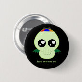 Baby Boy Cthulhu Ronde Button 5,7 Cm (Voorkant /achterkant)