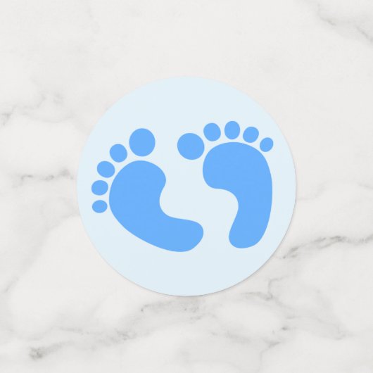 Baby Boy Douche Confetti (Petit recto)