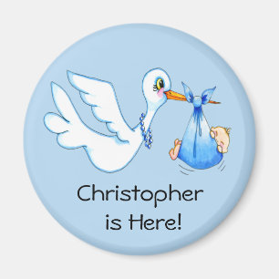 Baby Boy Douche Favorieten Magneet