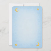 Baby Boy Douche Invitation - Blue Elegant Design (Dos)