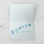 Baby Boy Dutch Gefeliciteerd Kaart (Binnen)