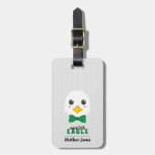 Baby Boy Eagle Green Bag Label Bagagelabel (Voorkant verticaal)