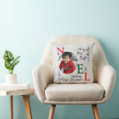 Baby Boy Eerste Kerstfeest Eerste Noel Foto Kussen (Stoel)